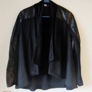 Black Long Sleeve Jacket Cardigan Sweater